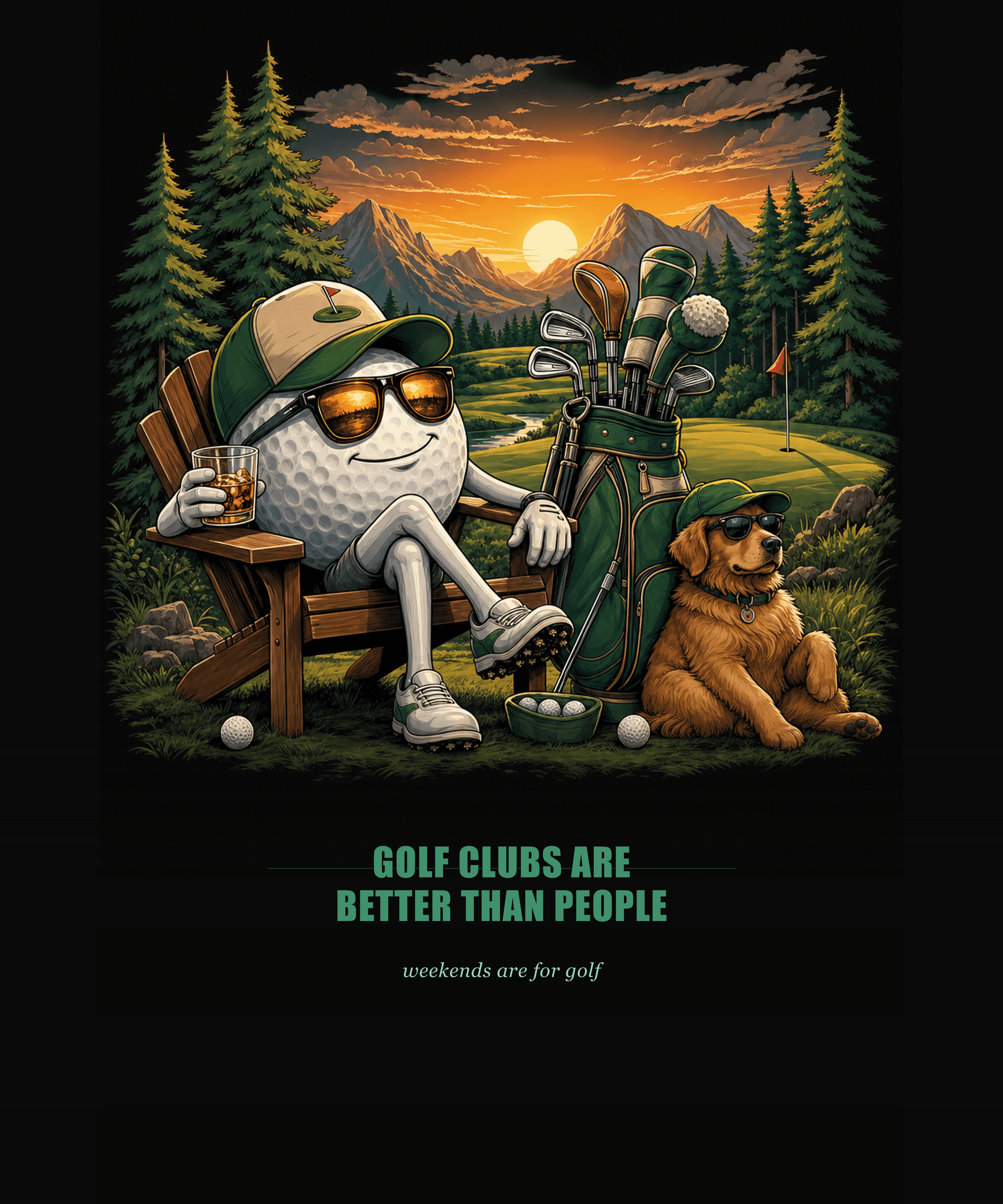 GOLF CLUBS ARE BETTER THAN PEOPLE